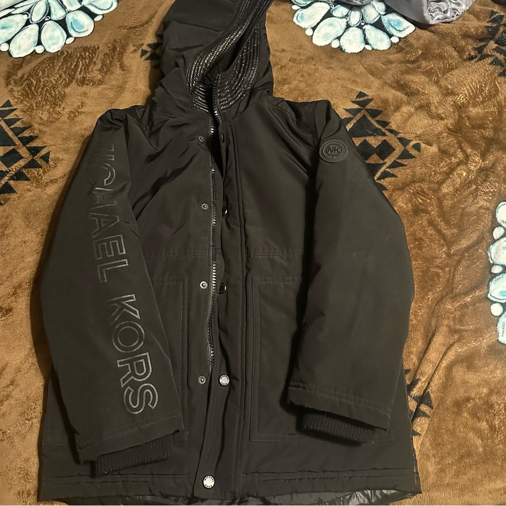 Michael Kors Youth unisex Size 8 Black Coat